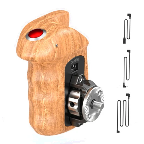 SmallRig Rosette Side Handle with Record Start/Stop Remote Trigger for Sony Cameras, for Panasonic Cameras, for Fujifilm Cameras,for Z CAM Cameras 3324