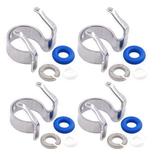 NewYall Pack of 4 Fuel Injector Repair Kit with O-ring for Land Rover Discovery 2017-2020 LR3 LR4 Range Rover 2010-2022