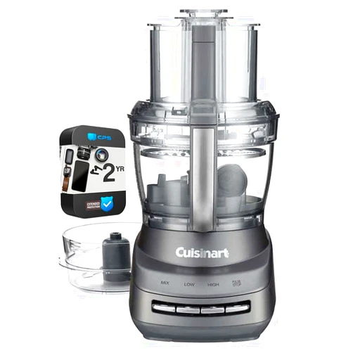 Cuisinart FP-130 Core Custom 13-Cup Food Processor Stainless Steel (Renewed) Bundle with 2 YR CPS Enhanced Protection Pack
