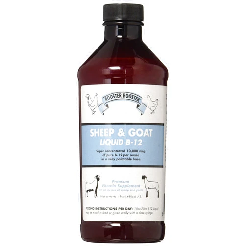 Rooster Booster B-12 Sheep and Goat Liquid, 16-Ounce