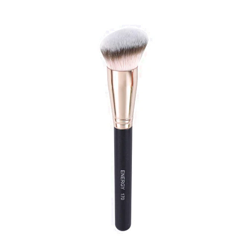 ENERGY Foundation Brush for Liquid Makeup Premium Makeup Brush for Flawless Liquid Cream Foundation Powder Cosmetics Blending Buffing Contouring Vegan Face Brush 170