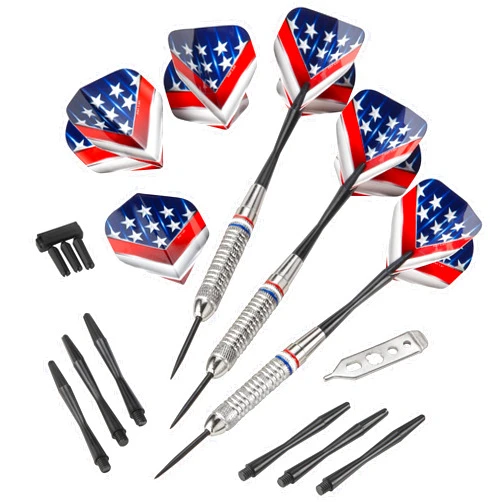 Fat Cat Support Our Troops Steel Tip Darts with Storage/Travel Case, 23 Grams