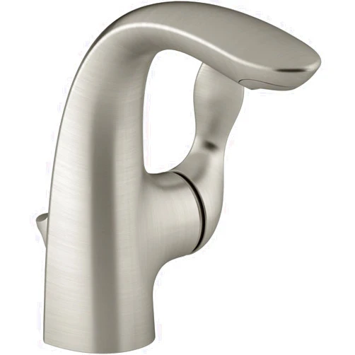 KOHLER K-5313-4-BN Refinia Single-Hole Bathroom Sink Faucet, Vibrant Brushed Nickel, 6.88 x 2.25 x 4.50 inches