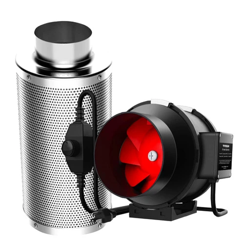 VIVOSUN Ventilation Kit 6 Inch 390 CFM Inline Duct Fan with 6