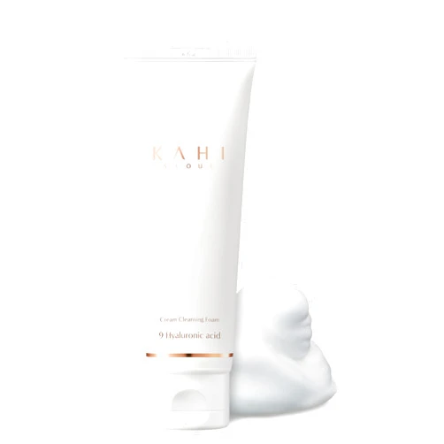 KAHI Cream Foaming Cleanser Face Wash | Hydrating Cream to Foam Cleanser for Oily Skin & Combination Face Care | Gentle Face Cleanser w/Collagen K Beauty Foaming Face Wash 2.70 fl oz