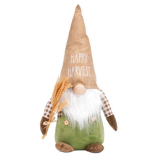 Rae Dunn Halloween Gnome - Fall Holiday Decor Seasonal Decorations - Scandinavian / Swedish / Nordic Tomte Nisse Plush Figurine - 19
