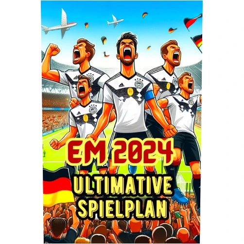EM2024 Fußball Der ultimative Spielplan zur Fußball EM 2024: Euro Pokal Mitmachbuch 2024, Entdecke die Fußball cup, Der besondere Begleiter für die ... spiele Datum und Uhrzeit (German Edition)