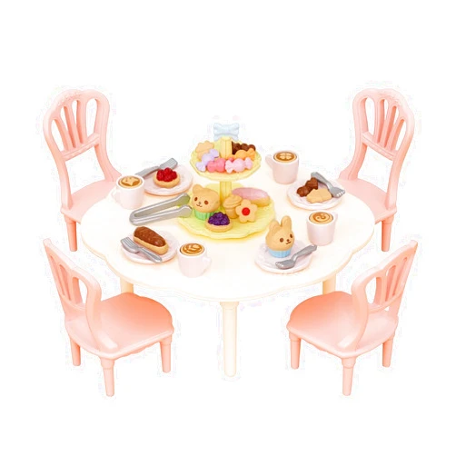 Calico Critters Sweets Party Set - The Perfect Dollhouse Accessories to Host a Tea Party for Your Critters!