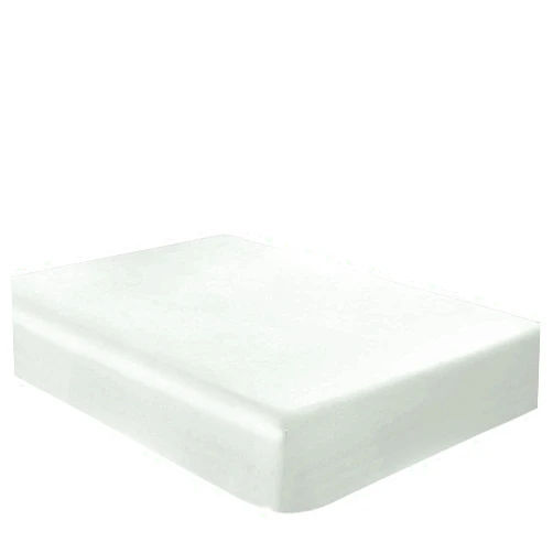 AVONLEIGH LINENS 600 Thread Count - 100% Long Staple Combed Cotton - Ultrasoft Feathery Touch and Silky Sateen Weave, Fits Mattress Upto 18 Inches Deep Pocket-Full Fitted Sheet-White