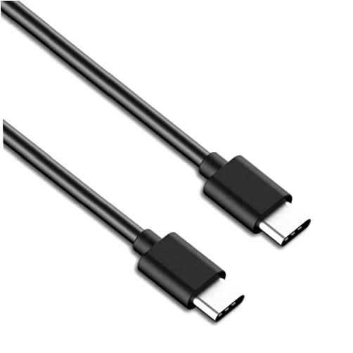Ienza USB C to USB C (Both Ends are USB-C) Charge Cable Cord Wire for Power Banks Designed for iWalk, Spigen PocketBoost, INIU, RAVPower, BONAI, Anker USB-C & Other Devices with USB Type C Port