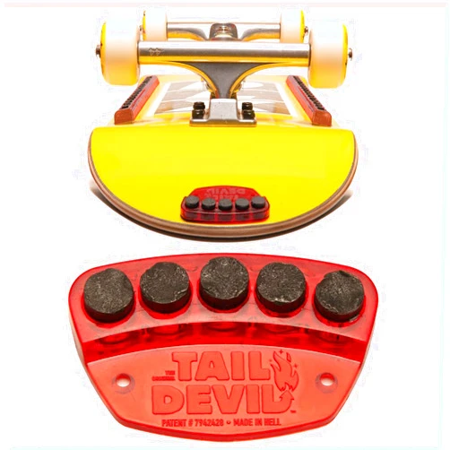 THE ORIGINAL TAIL DEVIL SPARK IT UP! Tail Devil Skateboard Spark Plate - Sparks for Your Skateboard, Ultimate Skateboarder's Accessory, A Tail Plate Attachment for Cool Sparking Effect