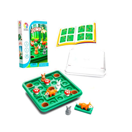SmartGames Jump in’, a Cognitive Skill-Building Travel Puzzle Game for Kids and Adults Ages 7 & Up, 60 Challenges in Travel-Friendly Case.