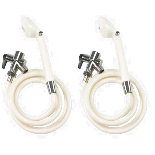 Drive Medical Deluxe Shower Spray, White, Pack of 2
