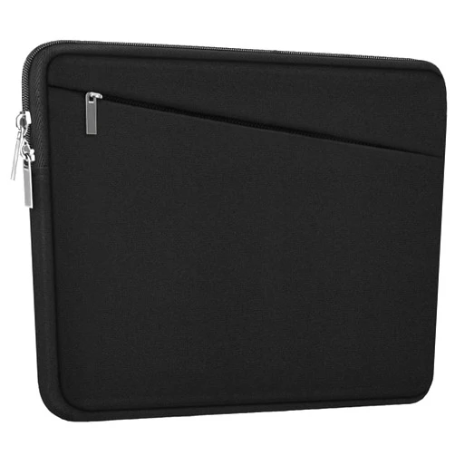 AREYLO 15.6 inch Laptop Sleeve, Durable Computer Carrying Bag Protective Case Briefcase Handbag with Front Pocket, Slim Cover for 15-16 Inch HP, Dell, Lenovo, Asus, Notebook, Black