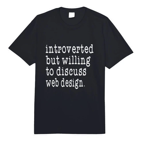 Introverted Web Designer Shirts Introvert Joke - Introverted Web Designer Comfort Colors Adult Heavyweight T-Shirt