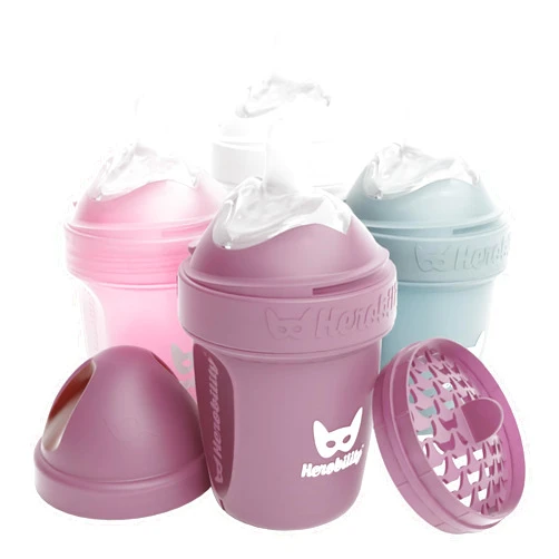 Herobility Double Anti-Colic Baby Bottles – 5 fl oz/140ml – 4-Pack – BPA-Free - Multicolor – White, Gray, Pink, Hawthorn Rose