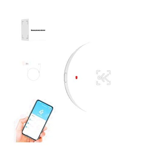IHSENO Human Presence Sensor, WiFi Wave Radar Real-time Human Motion Detection Sensor, Compatible with TUYA/Smart Life