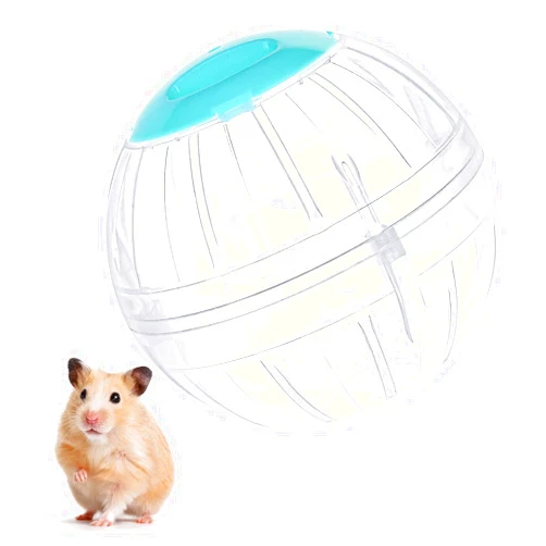 FANKUTOYS Hamster Exercise Ball, 5.7 Inch Transparent Hamster Ball Running Hamster Wheel for Dwarf Hamsters Small Pets to Reduce Boredom and Increase Activity