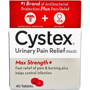 Cystex Plus Urinary Pain Relief Tablets 40 ea(Packs of 2)