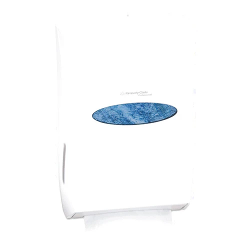 Kimberly-Clark Kimberly Clark Professional Universal Folded Paper Towel Dispenser (09906), for Kleenex and Scott Brand Multifold and C-fold, 13.3” x, 5.9” x 18.9”, White