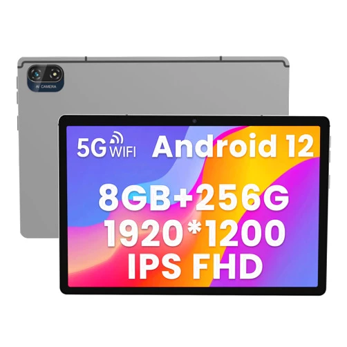 kinstone 2023 𝐍𝐄𝐖 𝐀𝐧𝐝𝐫𝐨𝐢𝐝 𝟏𝟐 Tablet-10.1 Inch Gaming Tablet with 13MP Dual Camera,MTK8183 Octa-Core 2.0Ghz Processor,6000mAh Battery Capacity,8GB RAM+256GB ROM,WiFi+Bluetooth 5.0