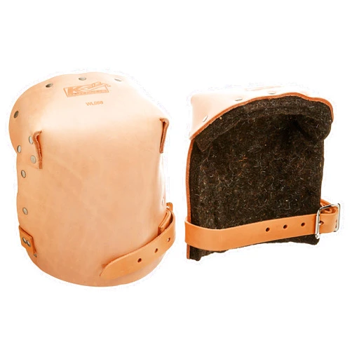 Kraft Tool WL088 1-Inch Thick Felt Leather Knee Pads