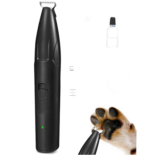 LEYOUFU Dog Clippers for Grooming, 2 Speed Low Noise Cordless Dog Paw Trimmer, Rechargeable Small Pet Hair Trimmer for Grooming, Cat Hair Clippers Shaver for Paws, Eyes, Ears, Face, Rump (Black)