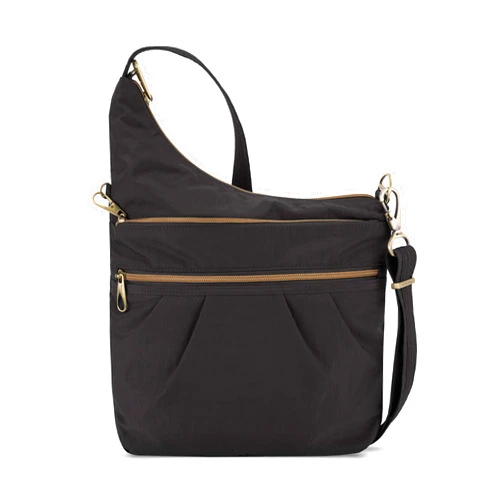 Travelon Anti-Theft Signature 3 Compartment Crossbody Bag