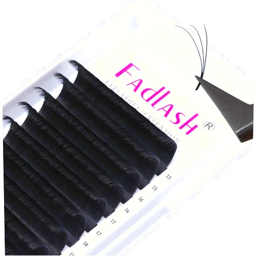 FADLASH Lash Extensions C Curl 0.07 Self Fanning Volume Lashes 15mm-20mm Mixed Tray Easy Fans Eyelash Extensions Supplies by FADLASH (0.07-C, 15-20mm Mix)