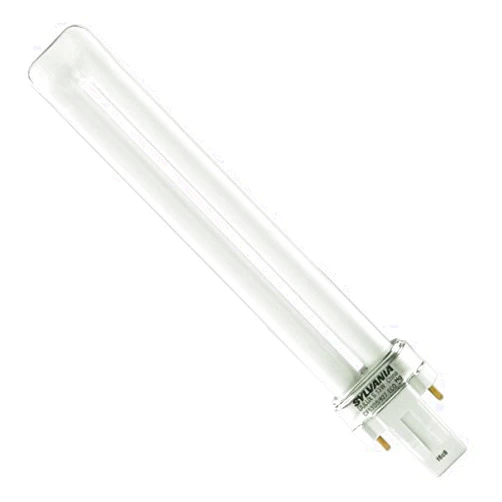 SYLVANIA 21136 - CF13DS/827/ECO - 13 Watt CFL Light Bulb - Compact Fluorescent - 2 Pin GX23 Base - 2700K - by Sylvania