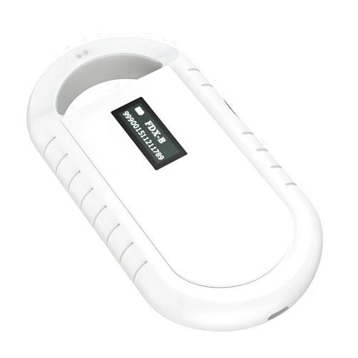Zerone Pet Microchip Scanner, Handheld Animal Chip Reader Portable RFID Reader Supports for ISO 11784/11785, FDX-B and ID64 RFID