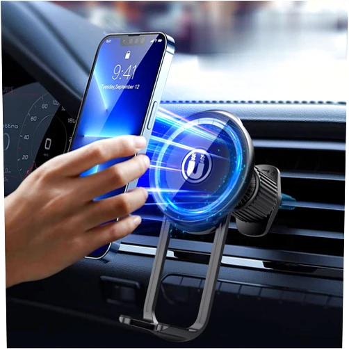 Bben for MagSafe Car Mount,Hands Free Magnetic Phone Holder, Fit for iPhone 15/14/13 Pro Max,17 N52 Magnets Smartphones Car Mount for Air Vent