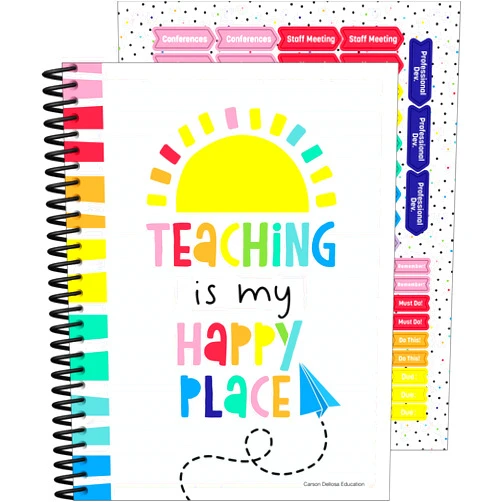 Carson Dellosa Education Carson Dellosa Happy Place Teacher Planner, Undated 8