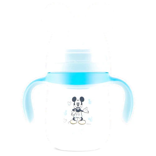 Disney Sippy Cups for Toddlers, Learner Sippy Cups for Kids with Pacifier, BPA-Free Trainer Cup with Handles, Leak-Proof Minnie Mouse and Mickey Mouse Sippy Cups, Perfect Unisex Gift for Children