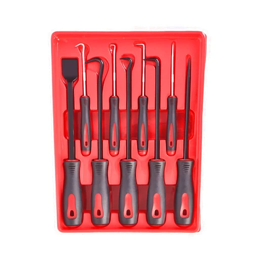 WINTOOLS 9-Piece Scraper Hook and Pick Tool Set Car Removal Tool O Rings Seals Rubber