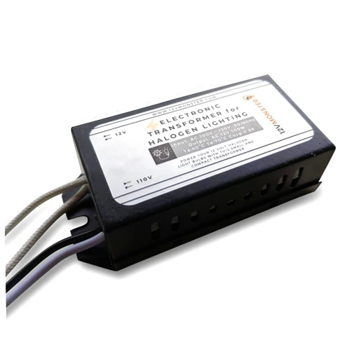 12Vmonster 100 Watt Low Voltage Halogen Transformer 100W in Input 120V to Output 12V Xenon Light Bulb Power Supply 12 Volt G4 MR11 MR16 Lamp Driver Ballast Spot Landscape Rail Ceiling Wiring Malibu Garden