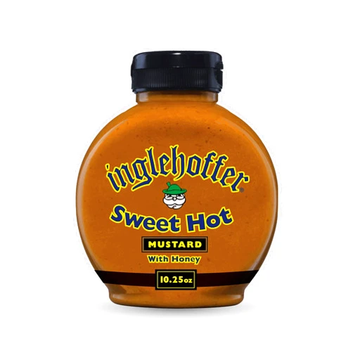 Inglehoffer Sweet Hot Mustard with Honey 10.25 oz Squeeze Bottle