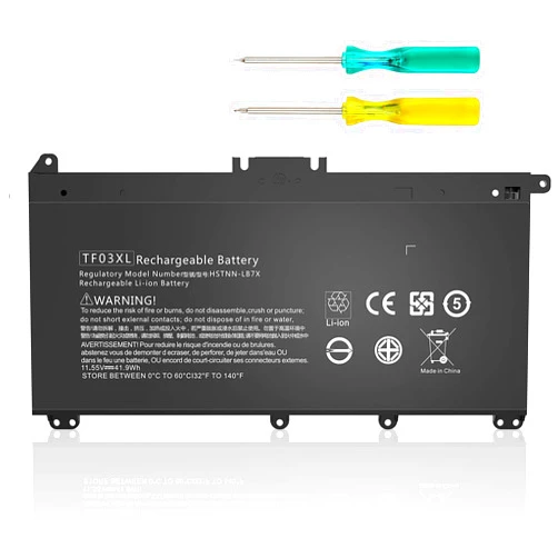 ALIPOWER TF03XL 41.9wh 11.55v 920070-855 Laptop Battery Replacement for HP Pavilion X360 15-CC1XX 15-CD0XX 15-CC123CL 15-CC154CL 15-CC184CL 15-CD075NR 17-AR050WM 14-BF050WM 14M-CD0001DX 14-CD0056TX