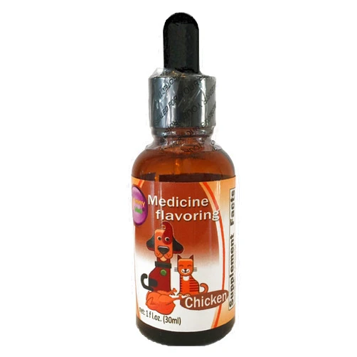 Yummy Meds Pet Yummy Meds Vet Veterinary Medication Flavoring Chicken Flavor Drops for Pharmacy Prescription Drugs Medicines Pet Friendly Birds Cats Dogs