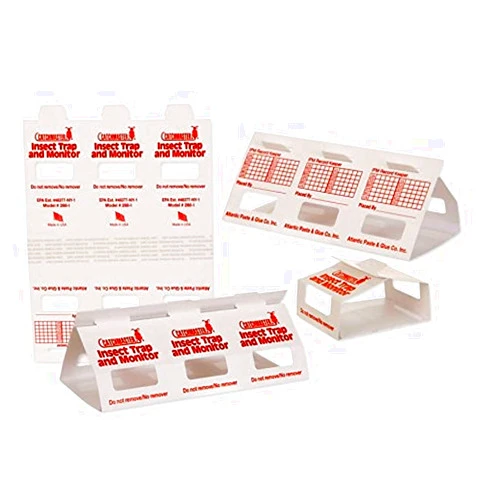 Catchmaster Insect Trap & Monitors 288i - No Chemicals !!!- Non-Toxic Glue Traps!! 5 Glue Boards / 15 Monitors