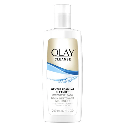 Olay Cleanse Gentle Foaming Face Cleanser for Sensitive Skin, Fragrance Free, 6.7 Fl Oz (Pack of 3)