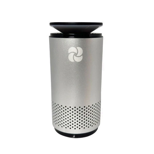 Kiki Pure A2 UV & HEPA Portable Air Purifier - 5.6 in tall, 11 oz. Ideal for Travel, In-Car, Mini Air Purifier, SILVER.