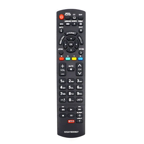 VINABTY New N2QAYB000827 Replaced Remote fit for Panasonic Plasma TVs TC-50PS64 TC-65PS64 TC-P42S60 TC-P50S60 TC-P55S60 TC-P60S60 TC-P65S60