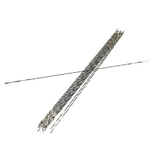 Cionyce Scroll Saw Blade, 12 Pcs Spiral Scroll Saw Blades for Wood Metal Plastic Cutting Sawing Carve (#2)