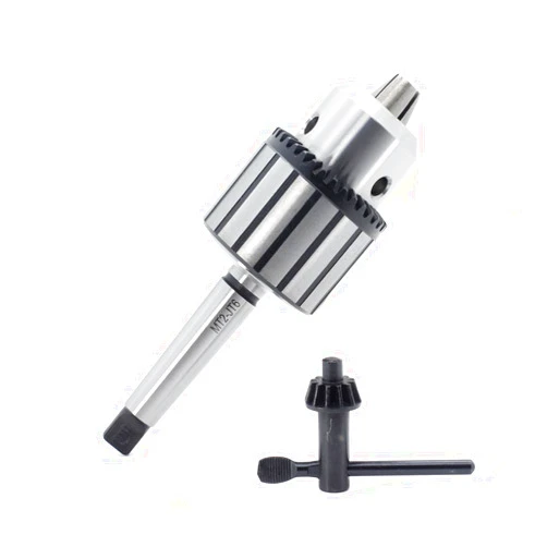 JESTUOUS Drill Chuck JESTUOUS JT6 Key Type 5/8 Inch(1-16mm) with MT2 Morse Taper Arbor Heavy Duty Chucks
