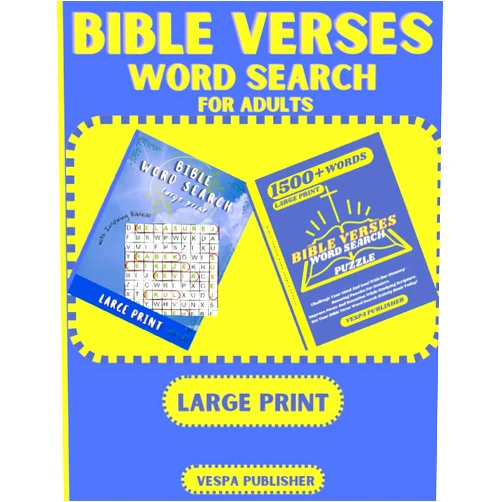 Vespa Publisher Bible Word Search Large Print: Challenge Your Mind And Soul With Our Memory-Boosting Puzzles For Seniors. Improve Focus And Retention ... Bible Verse Word Search Activity Book Today!