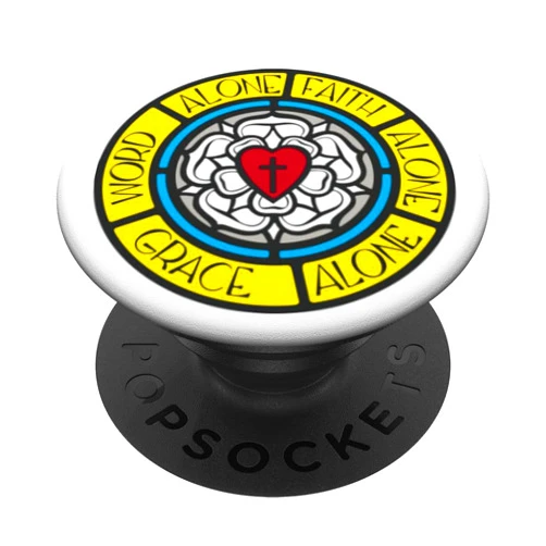 MIllenial Standard Luther Rose. 3 Solas of the Reformation. Accessory for Phone PopSockets PopGrip: Swappable Grip for Phones & Tablets PopSockets Standard PopGrip