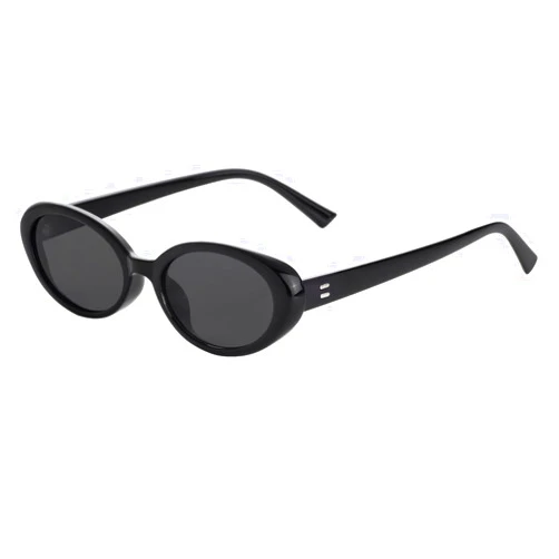 Teumire Retro Oval Sunglasses for Women Men 90s Style Vintage Small Sun Glasses UV400 Protection Shades