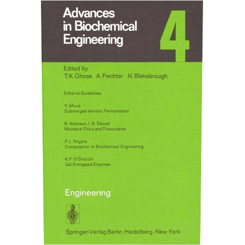By Yoshiko Miura (Author), B. Atkinson (Author), I.S. Daoud (Author), P.L. Rogers (Author), Ken F. O'Driscoll (Author) & 2 more Engineering (Advances in Biochemical Engineering Biotechnology 4)