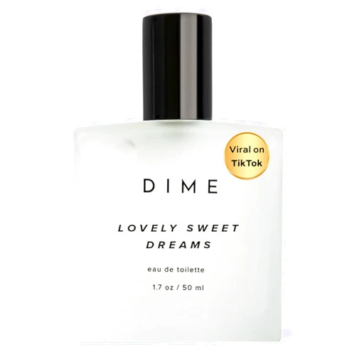 DIME Beauty Perfume Lovely Sweet Dreams, 1.7 oz / 50 ml - Warm Vanilla and Floral Scent, Hypoallergenic, Clean Perfume, Eau de Toilette For Women (Packaging May Vary)